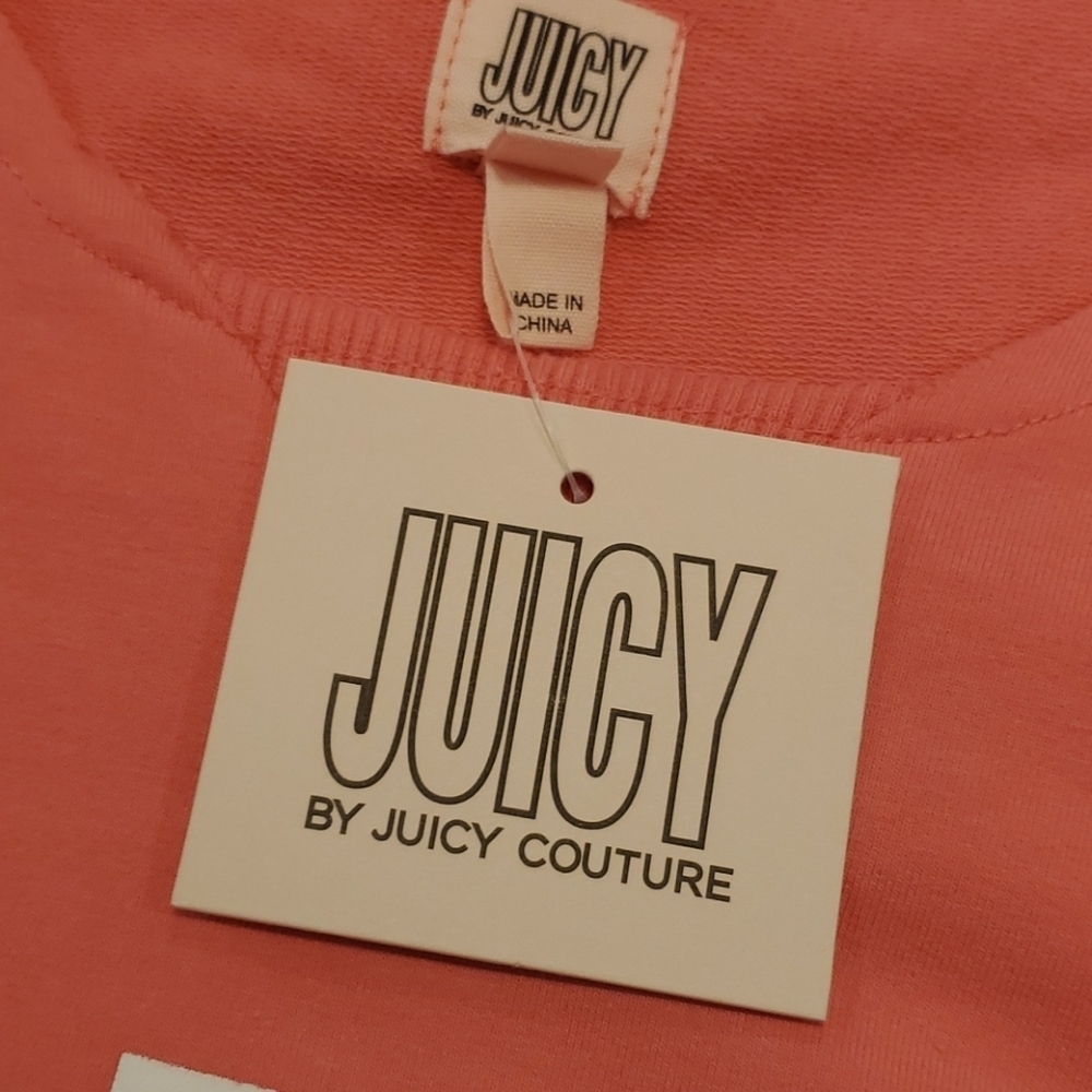 Juicy Couture Bold Logo pullover Sweatshirt Size Med - Picture 6 of 9
